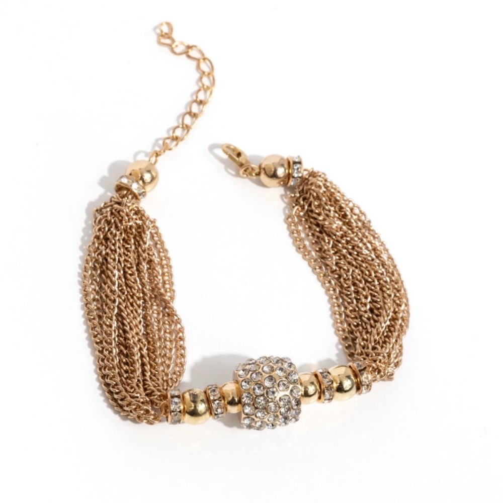 Elegant Gold and Silver Bracelet